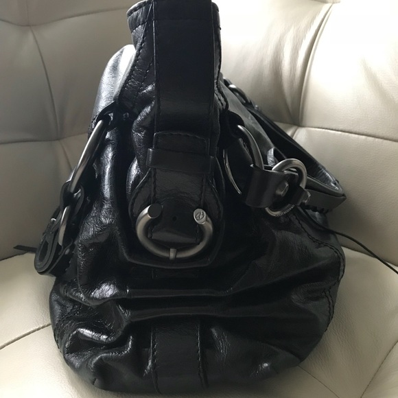 Francesco Biasia Black Leather Purse - Picture 3 of 8